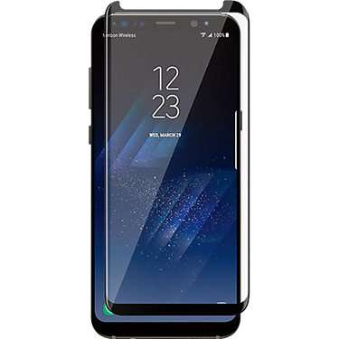 Uolo Shield 3D Tempered Glass (Full Adhesive & Case Friendly), Samsung Galaxy S8+